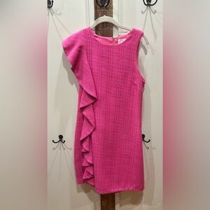 JB by Julie Brown Vibrant Pink Textured Dress